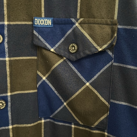 DIXXON the layback flannel rare limited run men’s size large - Picture 2 of 5